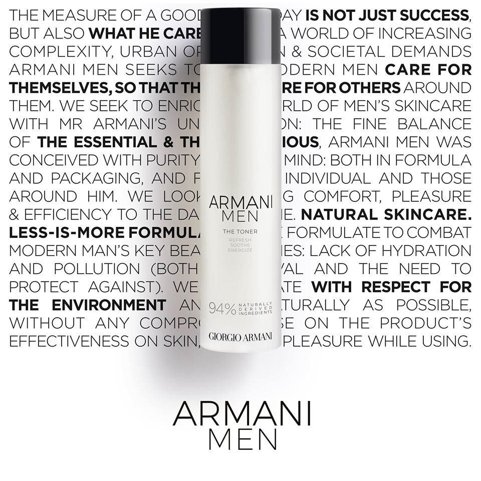 Giorgio Armani Armani Men’s The Toner