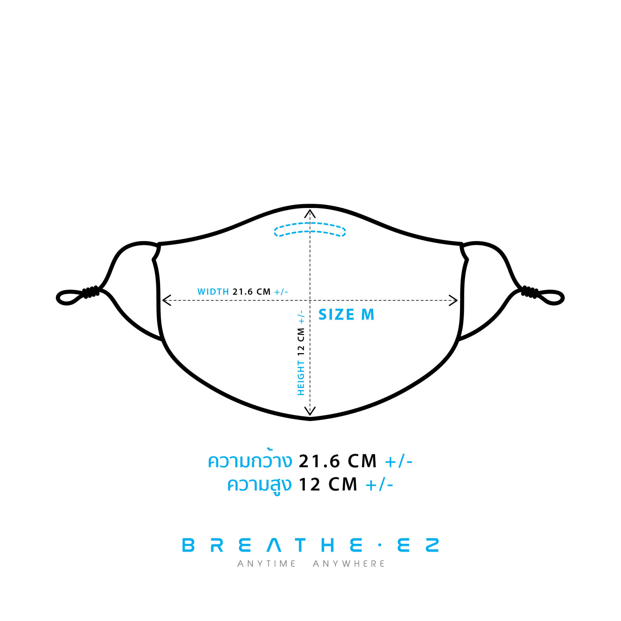หน้ากาก BREATHE EZ ไซส์ M