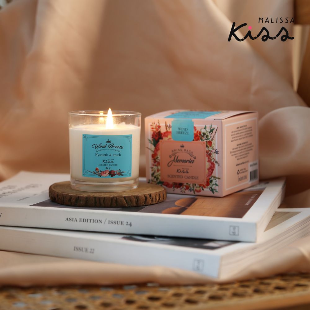 เทียนหอม Malissa Kiss Scented Candle Win Breeze 