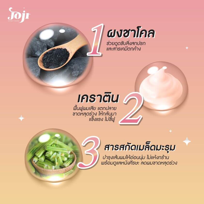 JOJI,JOJI SECRET YOUNG, Charcoal Keratin Treatment Mask,JOJI SECRET YOUNG Charcoal Keratin Treatment Mask,ทรีตเมนต์,เคราติน