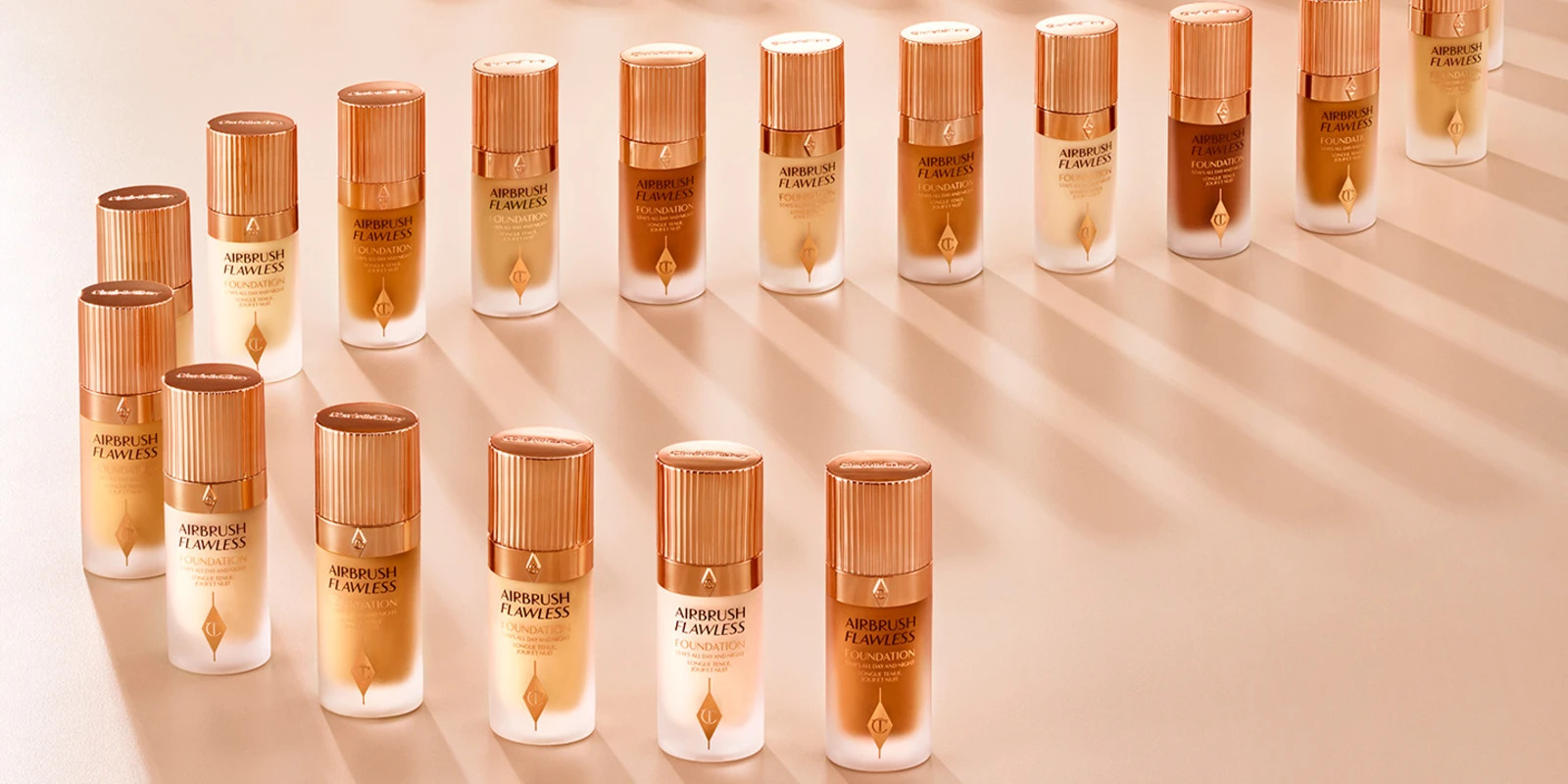 CHARLOTTE Airbrush Flawless Foundation #1Neutral 30ml รองพื้นปกปิดเรียบเนียนตลอดวัน ดูสวยเป็นธรรมชาติ ผิวสวยเนียนใส