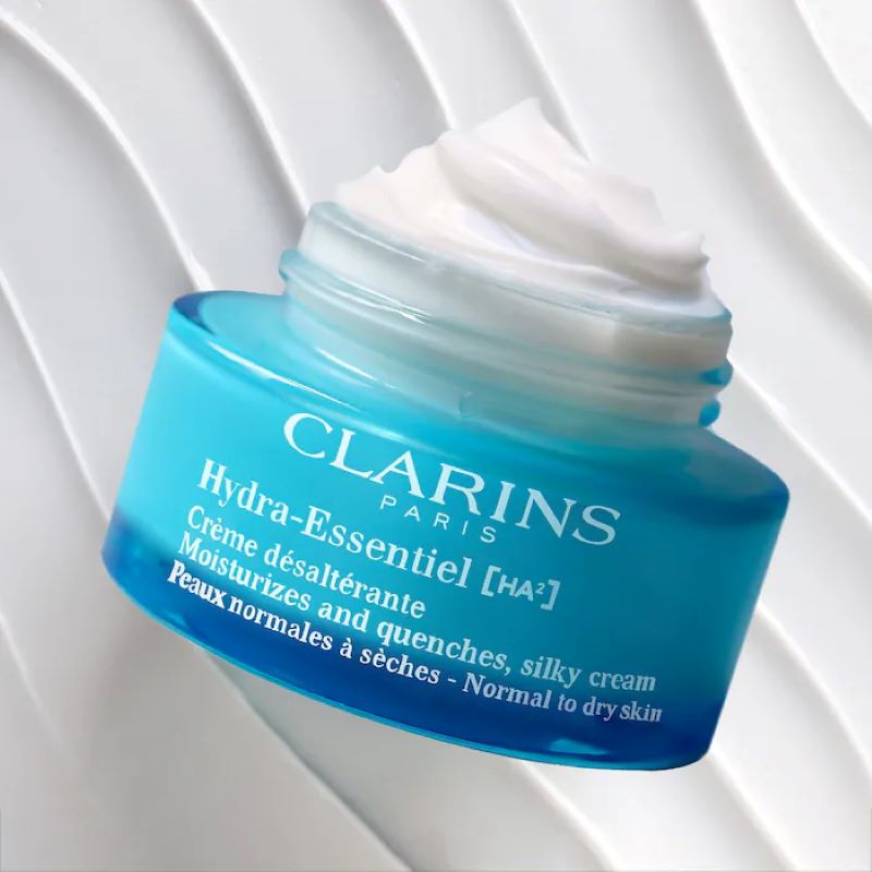 CLARINS Hydra-Essentiel [HA²] Silky Cream (Normal to Dry skin), CLARINS ,CLARINS Silky Cream, clarins hydra, ผลิตภัณฑ์บำรุงผิวหน้าคลาแรงส์,คลาแรงส์ ,clarins hydra-essentiel รีวิว,clarins hydra essentiel วิธีใช้